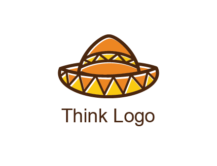 abstract polygonal Mexican hat