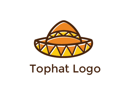 abstract polygonal Mexican hat