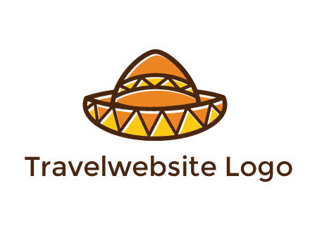 abstract polygonal Mexican hat