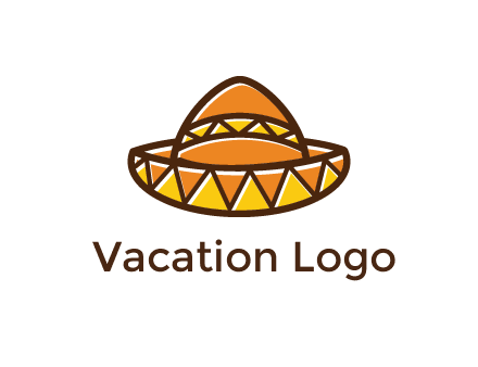 abstract polygonal Mexican hat