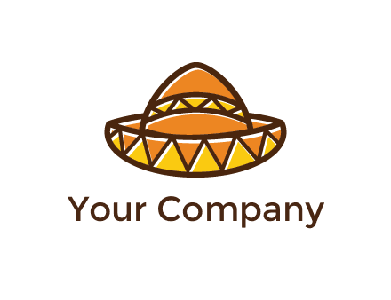 abstract polygonal Mexican hat