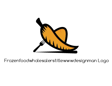 chili forming Mexican hat with fork