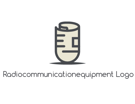rolled up document logo