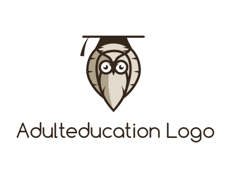 owl wearing scholar hat