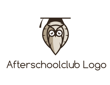 owl wearing scholar hat