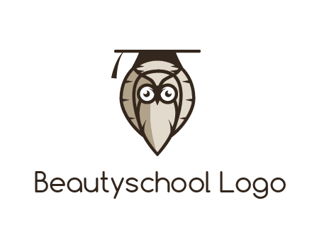 owl wearing scholar hat