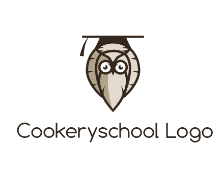 owl wearing scholar hat