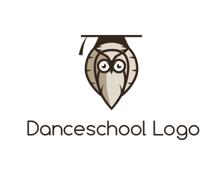 owl wearing scholar hat