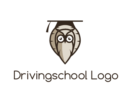 owl wearing scholar hat