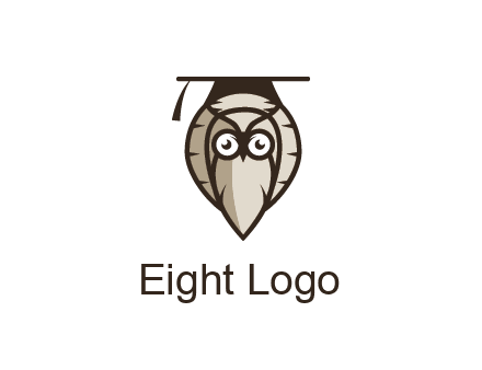 owl wearing scholar hat