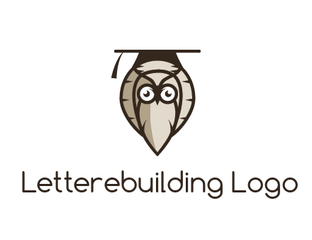 owl wearing scholar hat