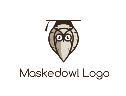 owl wearing scholar hat
