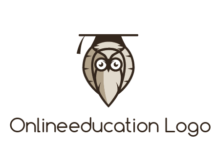 owl wearing scholar hat