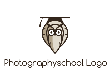 owl wearing scholar hat
