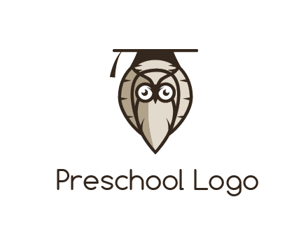 owl wearing scholar hat