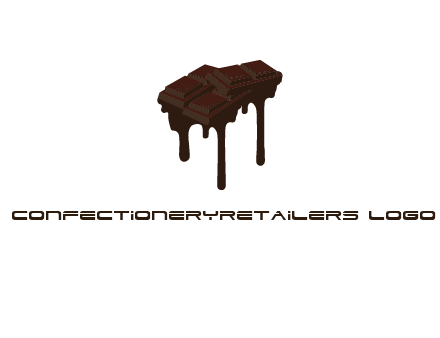 melting chocolate bar