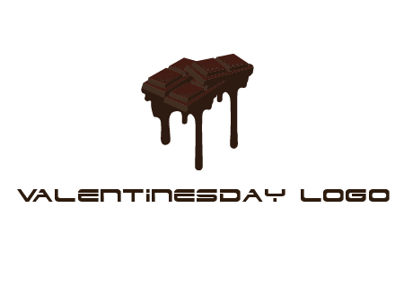 melting chocolate bar