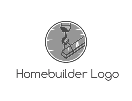 crane lifting steel bar