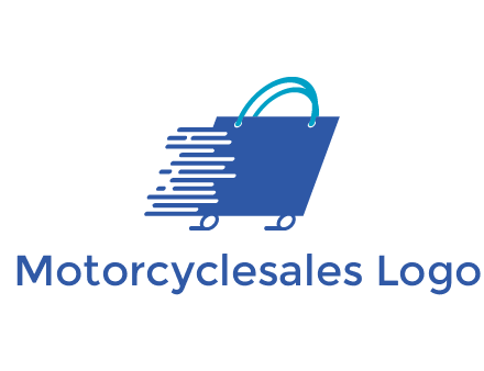 digital shopping bag with wheels
