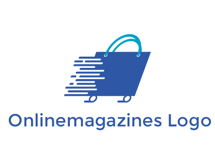digital shopping bag with wheels