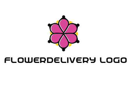 rotating petals forming flower