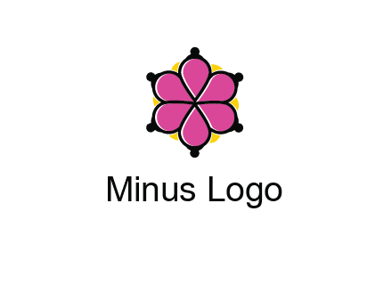 rotating petals forming flower