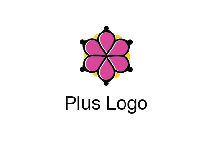 rotating petals forming flower