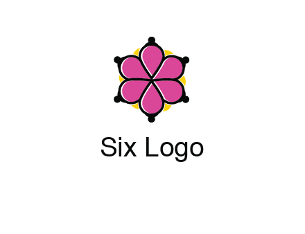 rotating petals forming flower