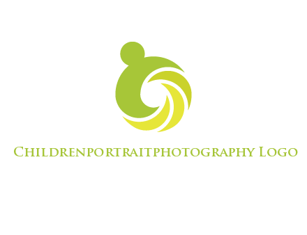 person with swoosh graphics