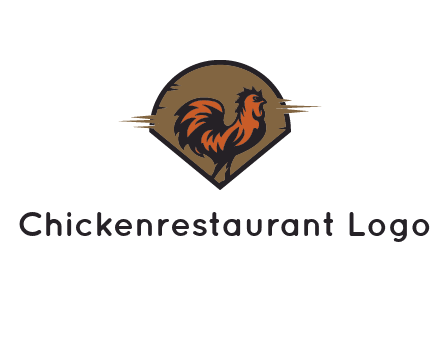 rooster in circle