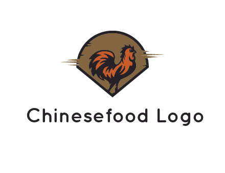 rooster in circle