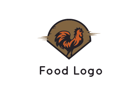 rooster in circle