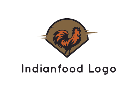 rooster in circle