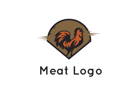 rooster in circle