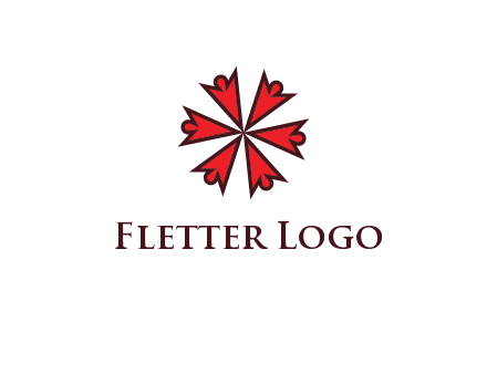 abstract people icon in circle