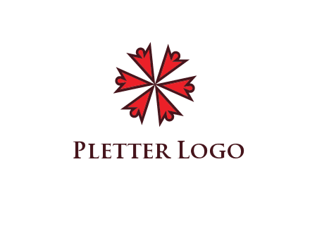 abstract people icon in circle