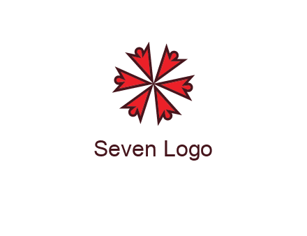 abstract people icon in circle
