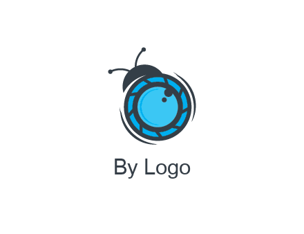 camera lens in bug