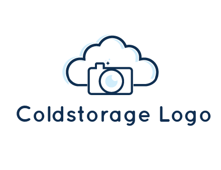 line art cloud behind camera