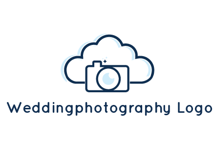 line art cloud behind camera