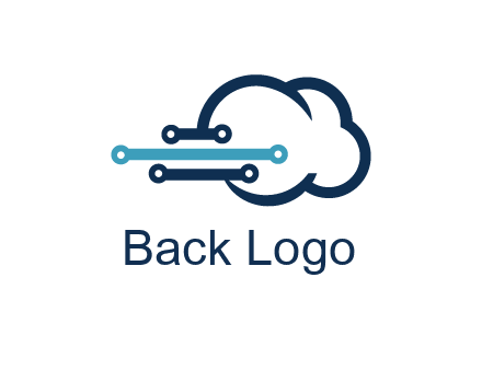 networking lines joined to cloud