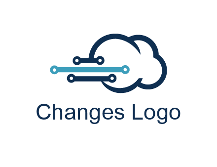 networking lines joined to cloud