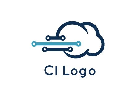 networking lines joined to cloud