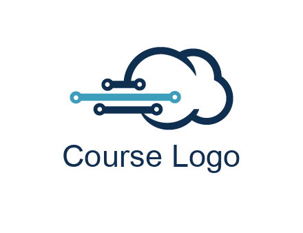 networking lines joined to cloud