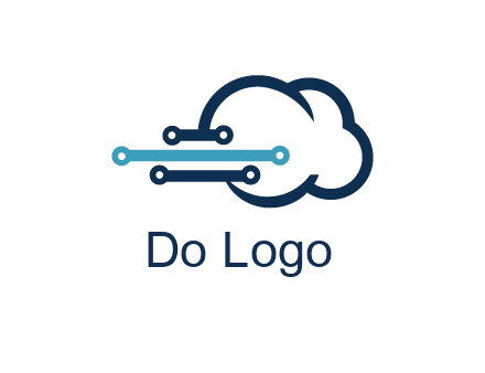 networking lines joined to cloud