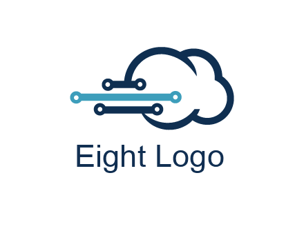 networking lines joined to cloud