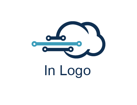 networking lines joined to cloud