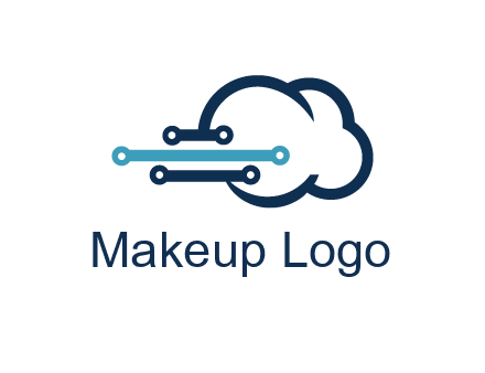 networking lines joined to cloud