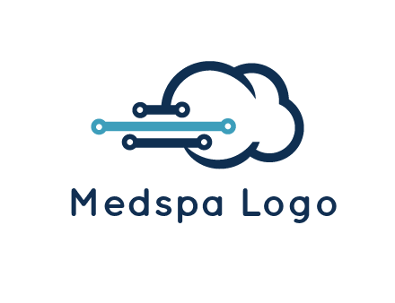 networking lines joined to cloud