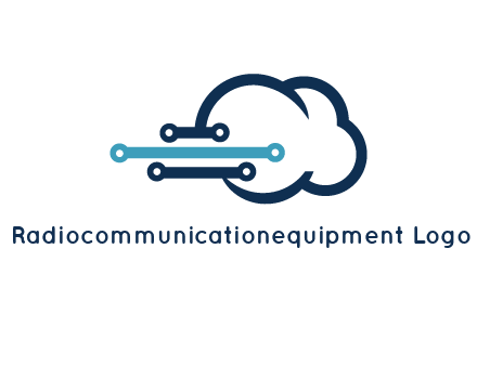 networking lines joined to cloud